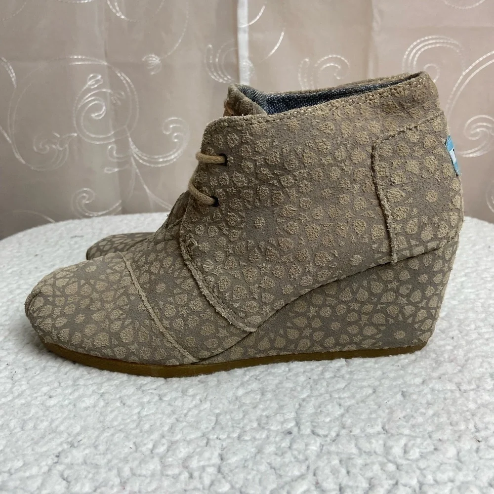 Toms Desert Wedge Women’s, 8